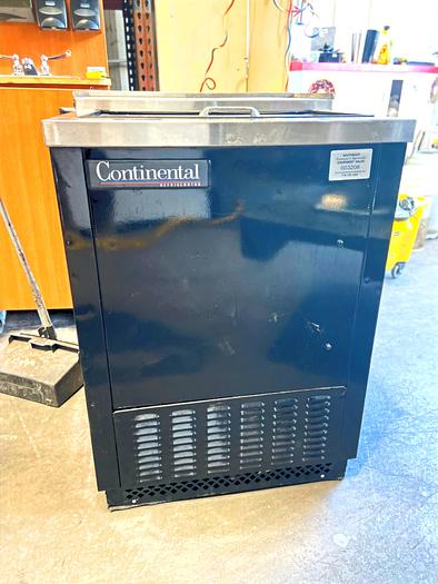 Used Perlick 24" Underbar Bottle Cooler  Chiller w/ Black Vinyl Exterior, FR24RT-3-BL