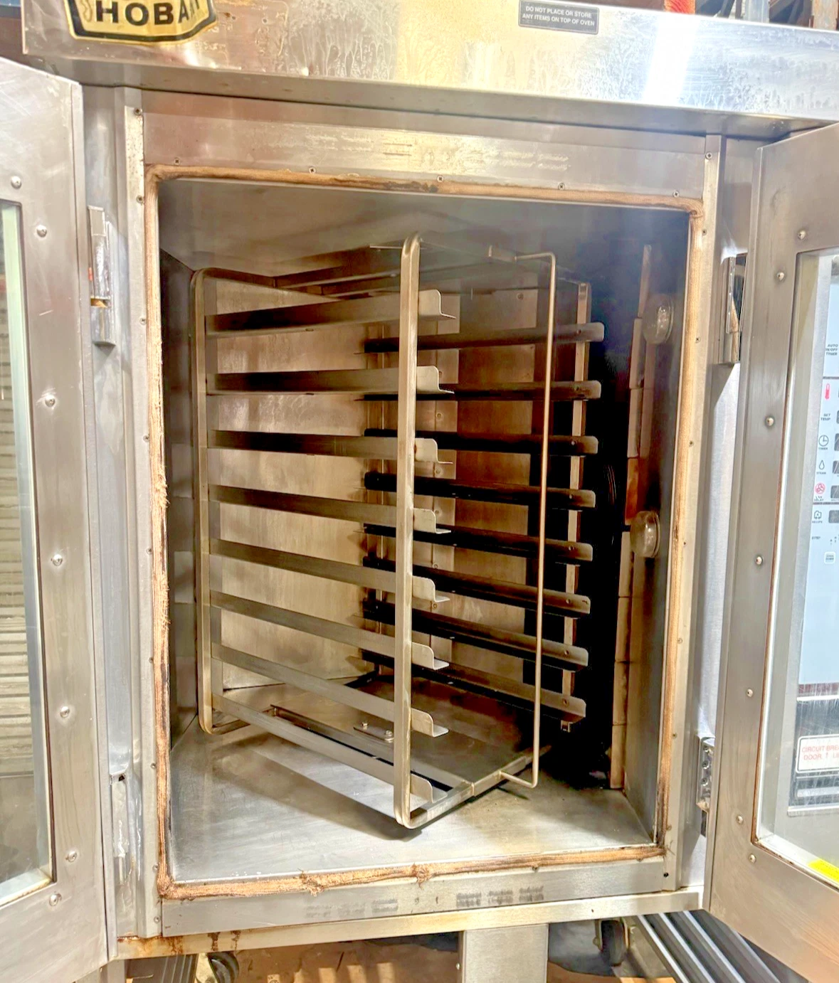 Used Hobart HO300E Electric Mini Rotator Rack Oven, Convertible 208V or 480V, 3Ph