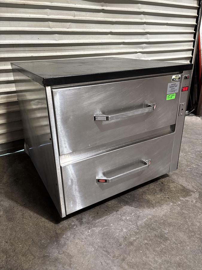Used Hatco HDW-2 Freestanding Warming Drawer, (2) Compartments, 120v