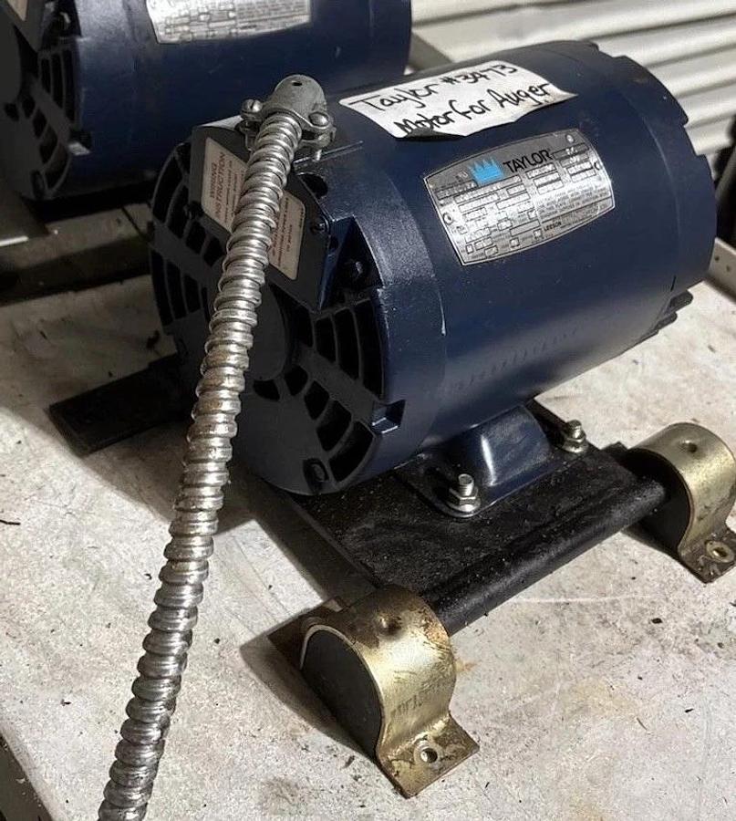 Used Taylor 013102-33 Beater Motor, 208/230V, 1HP, 3PH, Tested! Excellent Condition