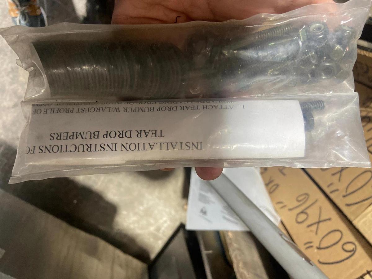 Used Set of 2 NEW - 30" x 96" Impact Traffic Swing Door with View Window and Hardware