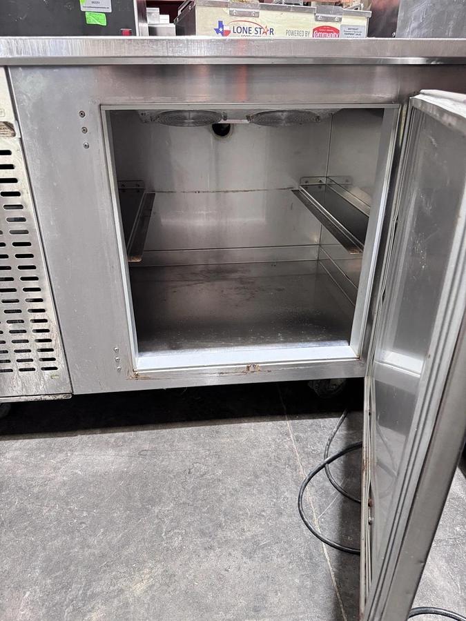 Used Edwards Custom 1 Door Undercounter / Worktop Refrigerator 48"Lx36"Dx35.6"H