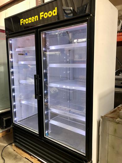 Used True GDM-49F-HC Two Door Glass Freezer Frozen Food/Ice Cream Reach-In Mercha