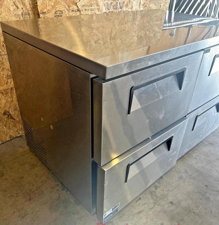 Used 2023 Turbo Air TUR-48SD-D4-N Super Deluxe 48" 4Drawers Undercounter Refrigerator