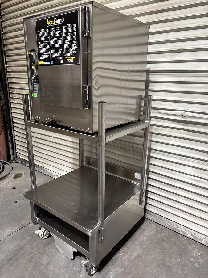 Used AccuTemp Evolution E62083D 6-Pan Convection Steamer 208v/3ph w/ Optional Stand