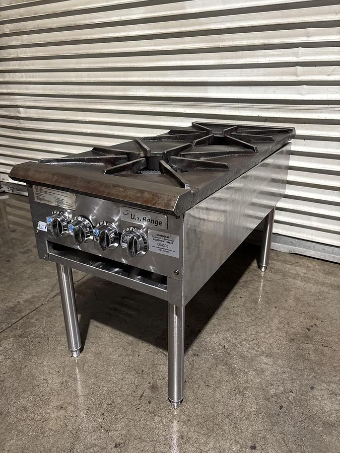 Used Garland US Range SP-1844-2-SIGNATURE Gas Stock Pot Range, 2 - 3 Ring Burners