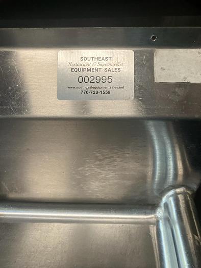 Used Sink - 3 Comp Sink -2 Drain Boards  95x35.5x38 / Wells 30x20x11.25