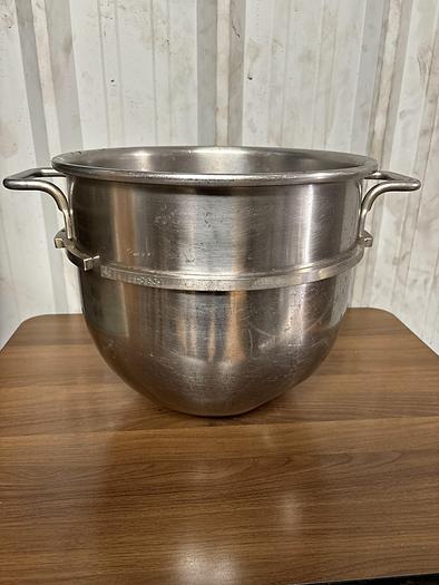 Used Hobart 30D Heavy Duty Stainless Mixing Bowl for Hobart 30 Qt Mixer