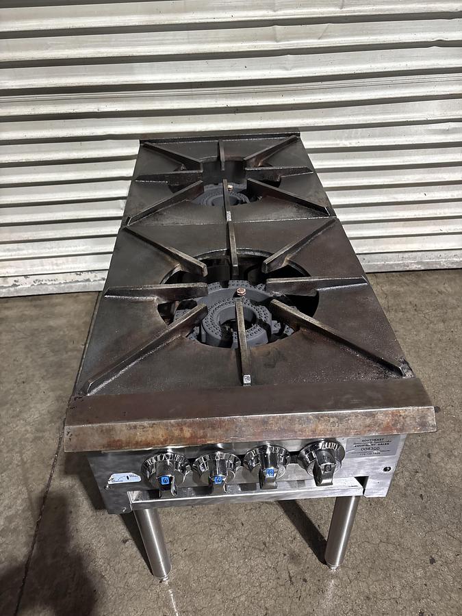 Used Garland US Range SP-1844-2-SIGNATURE Gas Stock Pot Range, 2 - 3 Ring Burners