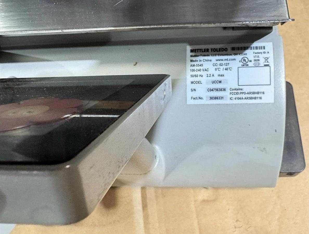 Used Mettler Toledo UCCW Smart Touch Counter Deli Scale with Printer