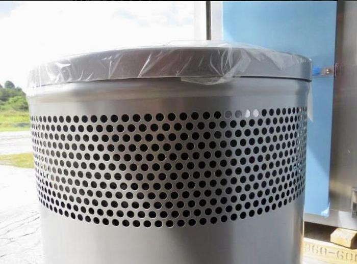Used New* 51 Gallon Round Perforated Waste Receptacle w/ Insert
