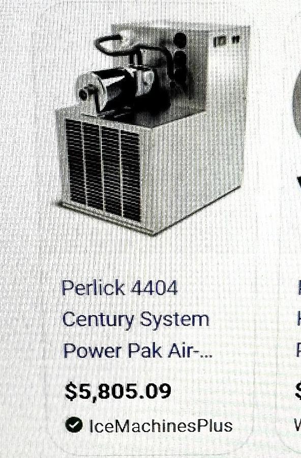 Used Perlick 4404 Air Cooled Draft Beer System Power Pack, Air Cooled, 1/3HP, TESTED