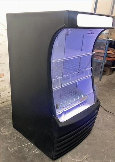 Used Beverage Air 30" Vertical Open Air Cooler w/ (3) Levels, BZ13LED, 115V