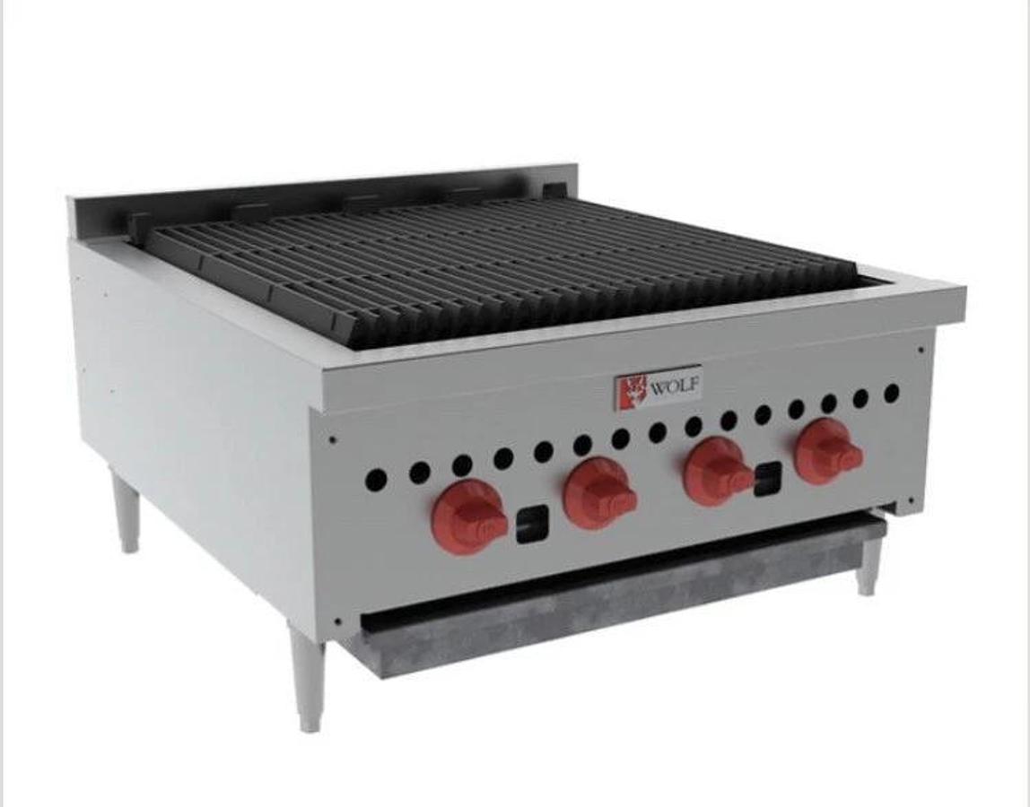 Used New Wolf Commercial Gas Radiant Charbroiler, SCB25 25-1/4" 