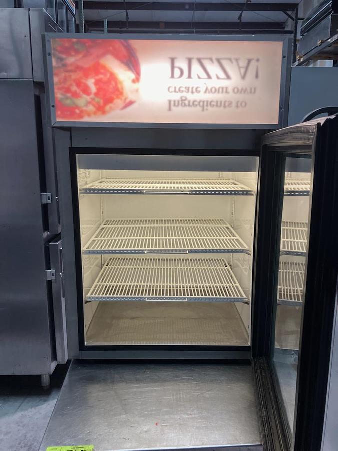 Used True GDM-05-S-HC~TSL01 24" Swing Door Stainless Steel Countertop Merchandiser