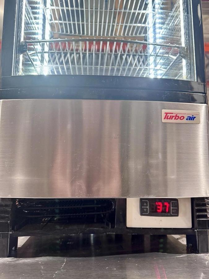 Used Turbo Air CRT772RN Diamond Show Case Pass-Thru Countertop Merchandiser