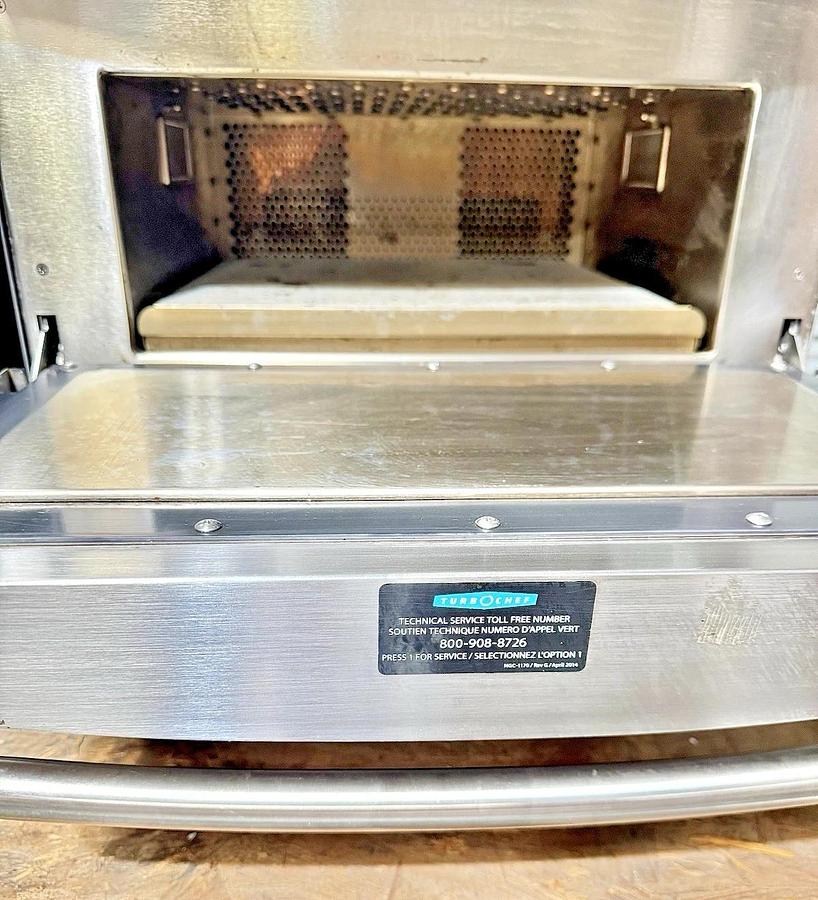 Used 2024 TurboChef Bullet Rapid Cook Ventless Oven, Stores 256 Recipes, 208/240, 1Ph