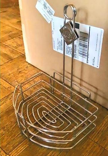 Used New* Set of 9 Stainless Steel Half Moon Bottle Condiment Table Caddy