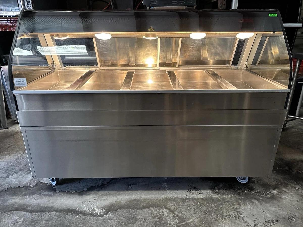 Used Alto-Shaam ED2-72 Full-Ser Countertop Heated Display Case, Hot Case