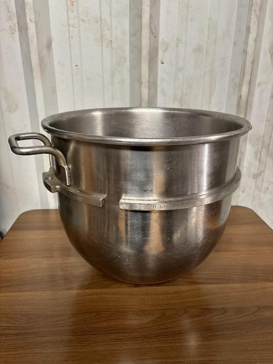 Used Hobart 30D Heavy Duty Stainless Mixing Bowl for Hobart 30 Qt Mixer