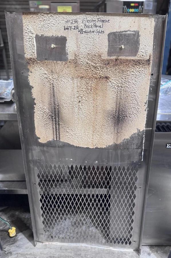 Used Electro Freeze HC119376 Panel - Back W/ Indicator Lights & Screws