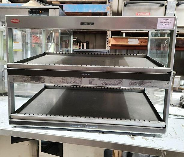 Used Hatco GRSDS-36D Glo-Ray 36" Slanted Double Shelf Merchandiser - 120V