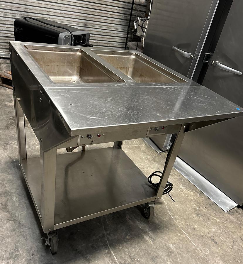 Used Piper DB-2-HF Two-Well Electric Hot Food Steam Table Buffet