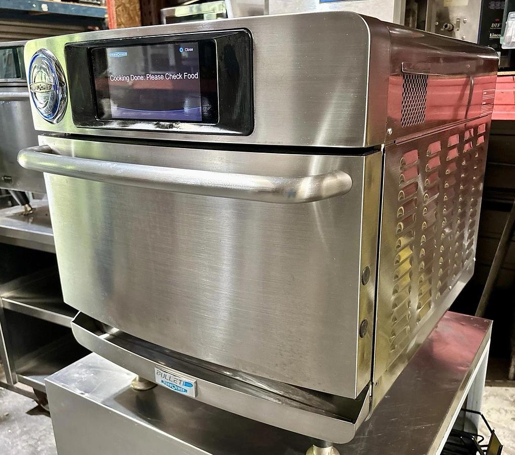 Used TurboChef Bullet Rapid Cook Ventless Oven, Stores 256 Recipes, 208/240, 1Ph