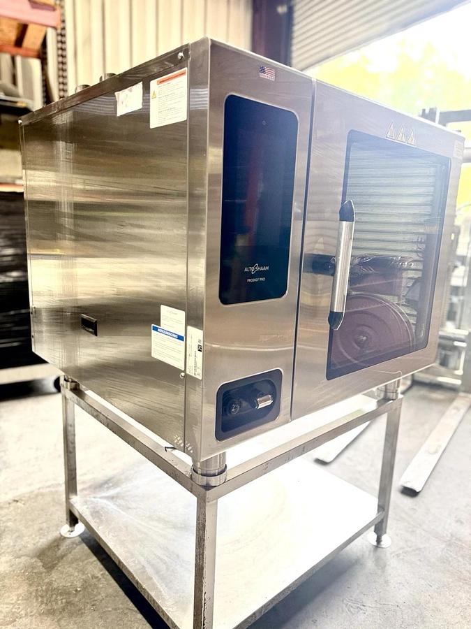 Used 2024' Alto Shaam CTP7-20E Prodigi Elec. 7 Pan Full-Size Combi Oven w/ Stand