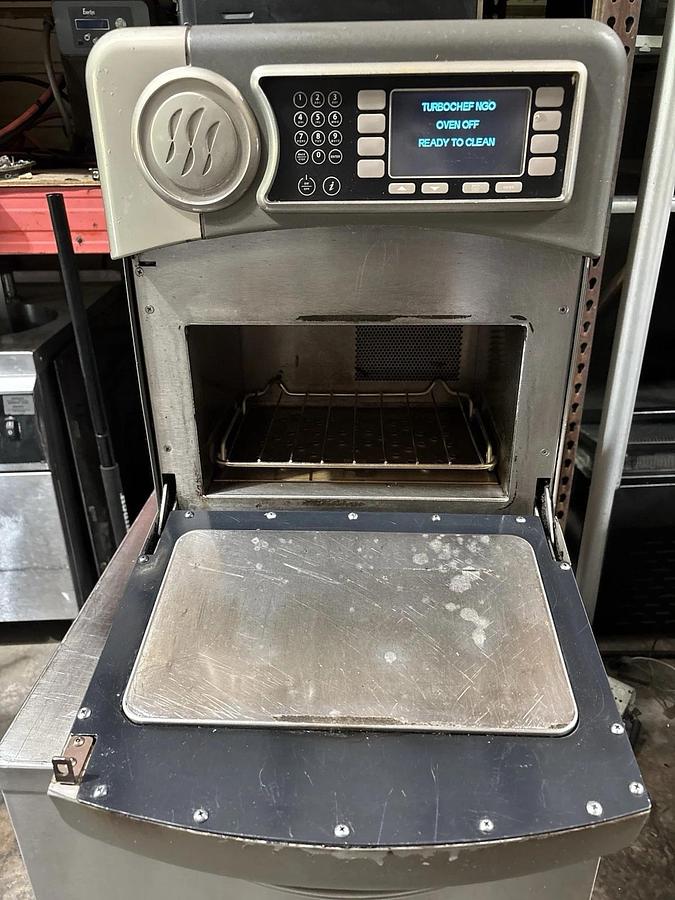 Used TurboChef NGO Countertop Ventless Rapid Cook High Speed Oven w/ Bottom Cover