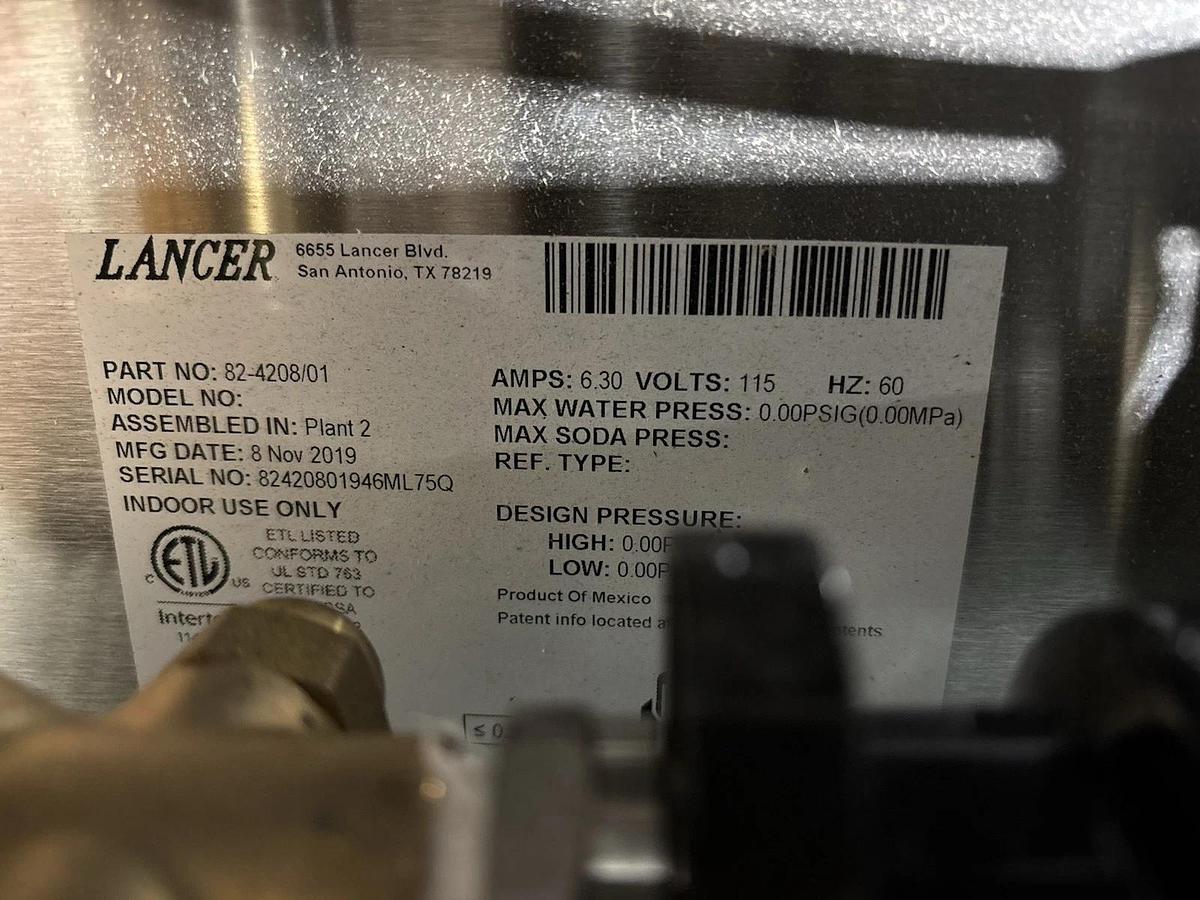 Lancer 82/4208/01 Pump Assembly, 8FT, Low Lead Brass, 100 GPH, 6.30Amps, 115V