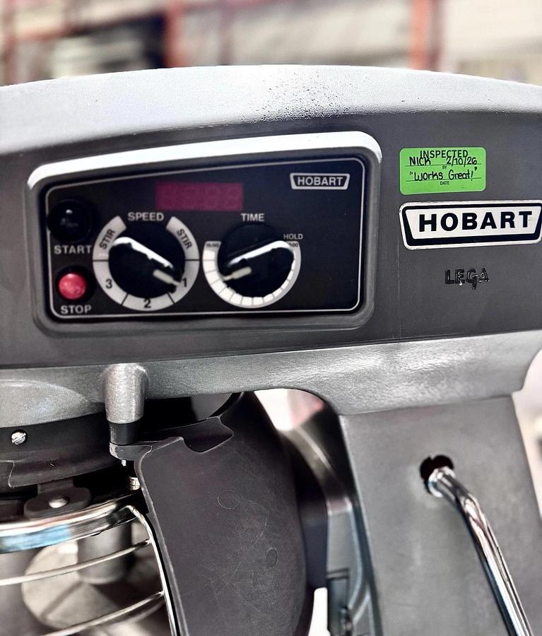 Used Hobart HL200 20Qt Legacy Mixer, Bowl, Guard, and 1 Attachment. NICE! 