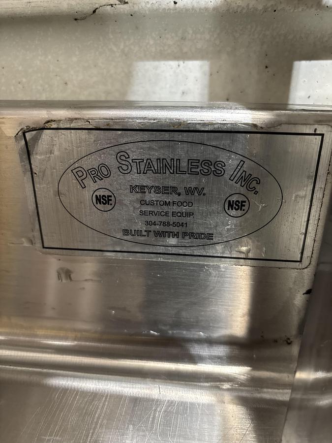 Used Pro Stainless "Heavy Duty" Double Oven Stand with Casters