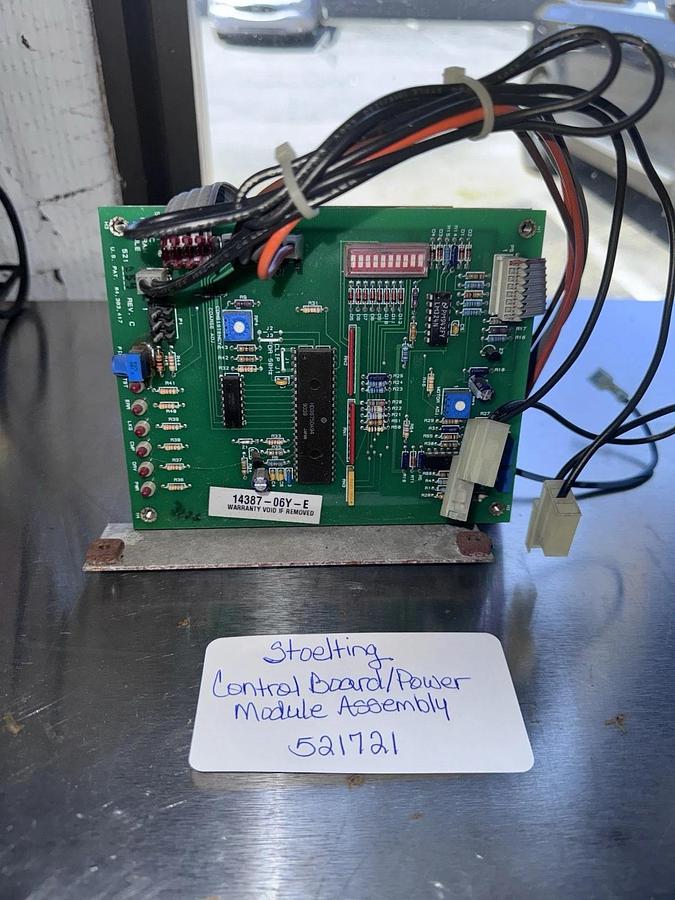 Used Stoelting 521721 Control Board/Power Module Assembly, Genuine OEM