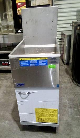 Used Pitco 35C+S Deep Oil Fryer Natural Gas Fryer Commercial Restaurant