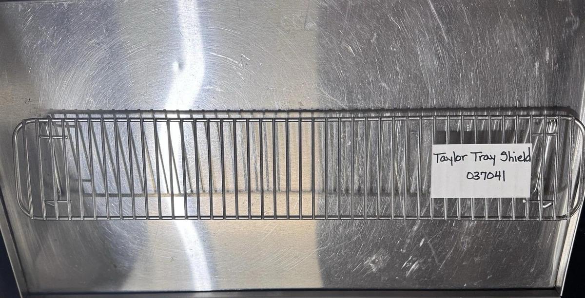Used Taylor 014533 Drip Tray w/ 037041 Tray Shield