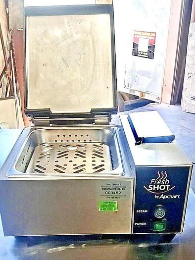 Used Admiral Craft CTS-1800W Fresh Shot Steamer Countertop 1/2 Size Pan