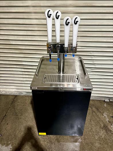Used 2019 Micro Matic MDD23-E 25" Nitro Beer/Cold Brew Coffee Kegerator w/ 4 Taps