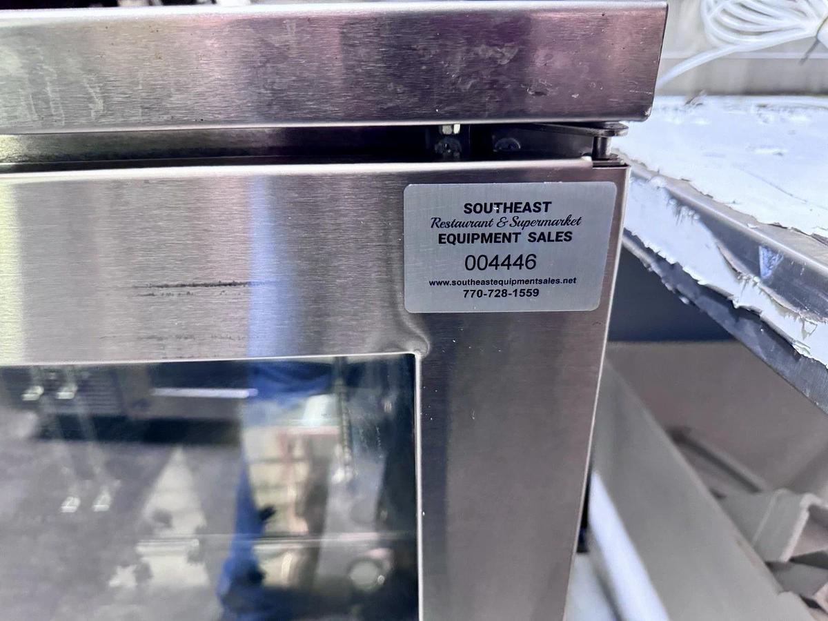 Used Perlick BBS60-RF-G-Y-X-H1 60" 2-Door Glass Back Bar Cooler