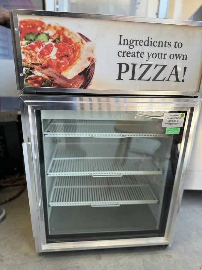 Used True GDM-05-S-HC~TSL01 24" Swing Door Stainless Steel Countertop Merchandiser