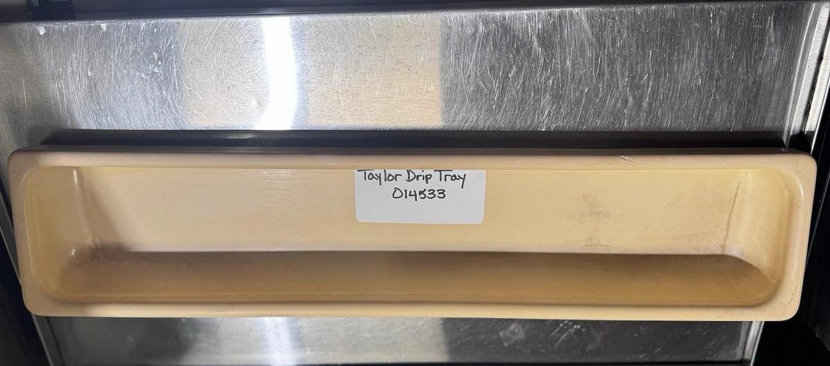 Used Taylor 014533 Drip Tray w/ 037041 Tray Shield