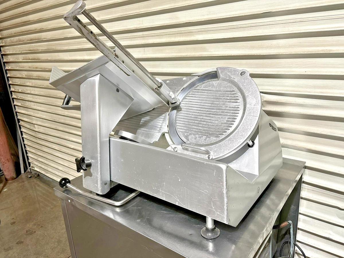 Used Bizerba SE12 Manual Deli Meat and Chees Slicer with Grabber