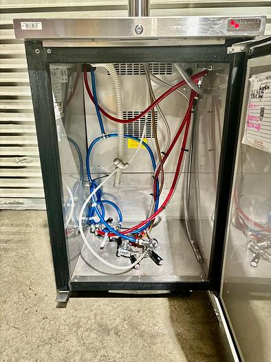 Used 2019 Micro Matic MDD23-E 25" Nitro Beer/Cold Brew Coffee Kegerator w/ 4 Taps