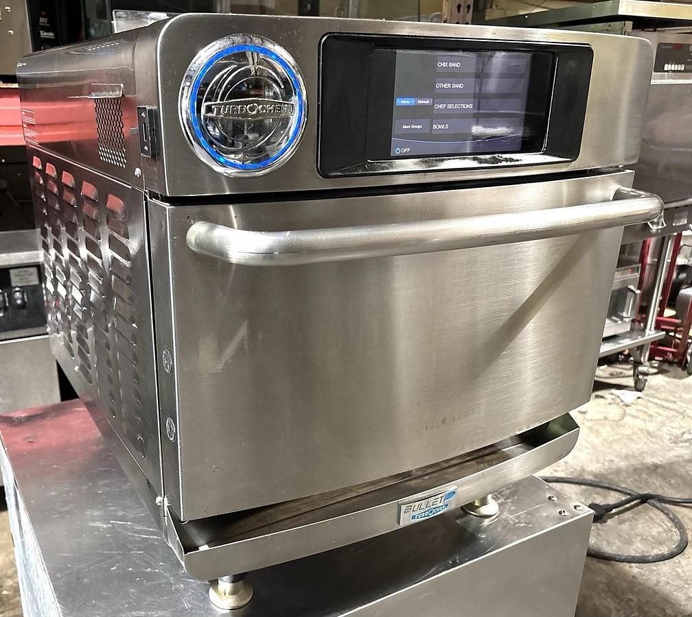 Used TurboChef Bullet Rapid Cook Ventless Oven, Stores 256 Recipes, 208/240, 1Ph