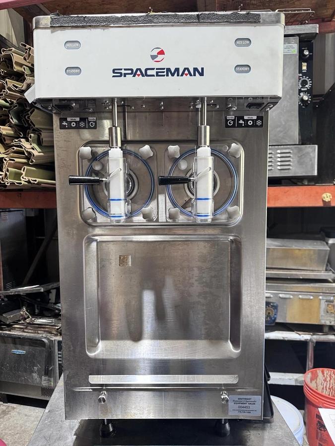 Used Spaceman 6455-C 8.5qt (2) Flavors Countertop Frozen Beverage Machine - TESTED A+