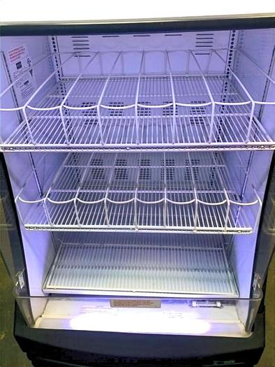 Used Beverage Air 30" Vertical Open Air Cooler w/ (3) Levels, BZ13LED, 115V