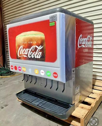 Used New Cornelius DF250-BC Soda Fountain Machine w/Ice Dispenser and 250 lb. Ice Bin