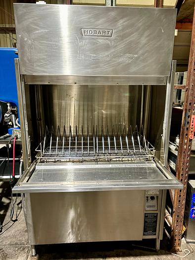 Used Hobart Stainless UW50 Commercial High Temp, Door Type Dishwasher 19 Racks/hr