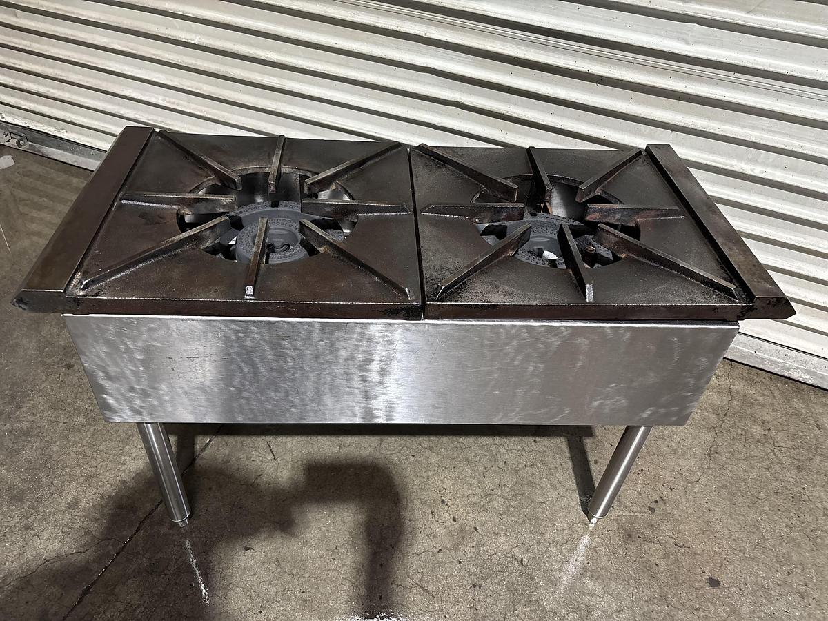 Used Garland US Range SP-1844-2-SIGNATURE Gas Stock Pot Range, 2 - 3 Ring Burners