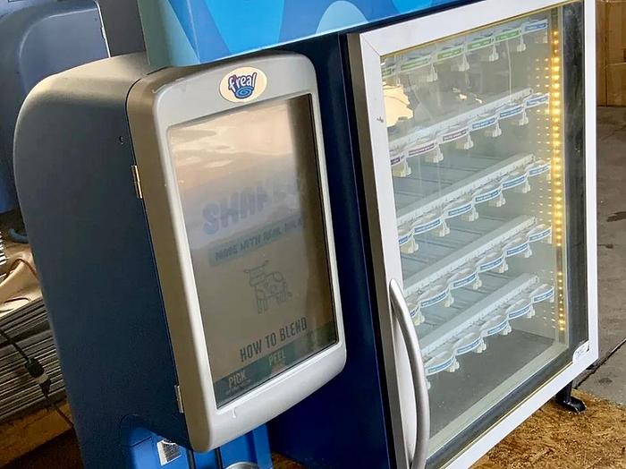 Used F'real FRLB4 Milkshake Blender Bar w/ Machine, Minus Forty Freezer, LED Display